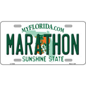 Marathon Florida Novelty Metal License Plate Tag