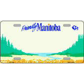 Manitoba Novelty Metal License Plate