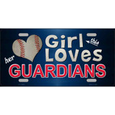 This Girl Loves Guardians Novelty Metal License Plate Tag