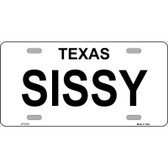 SISSY Metal License Plate