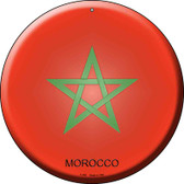 Morocco  Novelty Metal Circular Sign C-359