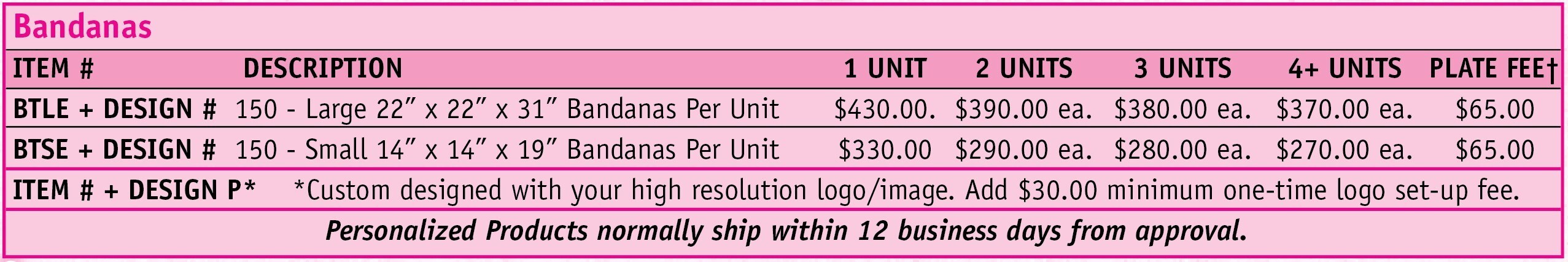 Scatter Print Pricing