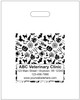 PTL25 - Personalized Plastic Tote Bag - 12" x 15"