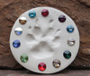 SCSEP - Swarovski Crystal Gemstones Sapphire (September) 6 stones/pack.  For ClayPaws® Prints