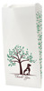 White veterinary bag with tree, dog and cat silhouette, green leaves, and “Thank You” text

