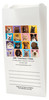 White Paper veterinary prescription bag with vibrant pet photo collage grid.