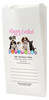 White Paper veterinary prescription bag with Easter pet design. and colorful eggs