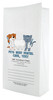 White paper veterinary prescription bag featuring veterinary prescription bags with cute pet dental care cartoon design