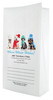 White paper veterinary prescription bag featuring veterinary prescription bags with adorable winter pets and Warm Winter Wishes design