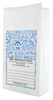 White paper veterinary prescription bag featuring veterinary prescription bags with winter-themed pet typography and snowflake design