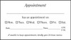 Optional Imprinted Generic Appointment Back, additional charge will be applied Optional Imprinted Generic Appointment Back, additional charge will be applied