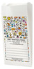 White Paper veterinary prescription bag with playful pet doodle pattern.