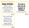 Birthday Card Verse Options