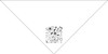 Large personalized pet bandana featuring pet-themed doodles including cats, fish, bones, yarn, paw prints, and pet accessories surrounding a custom clinic information imprint area.

