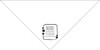 Large personalized pet bandana featuring a sketch-style rectangular border with paw prints around a custom clinic name, address, phone number, fax number, and website imprint area.


