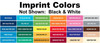 Pen Imprint colors
