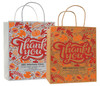 veterinary handled bag with autumn leaves and thank you design