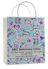 FCHSD35 - Personalized Handled Paper Bag (Multiple Imprint Colors Available)