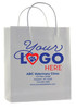 FCHSDP - Personalized Handled Paper Bag (Multiple Imprint Colors Available) (FCHSDP) FCHSDP - Personalized Handled Paper Bag (Multiple Imprint Colors Available) (FCHSDP)