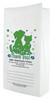 White paper veterinary prescription bag featuring veterinary prescription bags with dog and cat silhouette Thank You design and floral accents