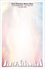 Half-size veterinary notepad with white companion animal silhouettes along the bottom border and a pastel background with practice information at the top.

