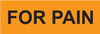 PSS-8 Pre-Printed Sheet Label 1 1/2" x 1/2" - FOR PAIN 500 labels/pack (PSS8)