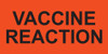 PSM-10 Pre-Printed Sheet Label 2" x 1" VACCINE REACTION 520 Labels/Pack PSM-10 Pre-Printed Sheet Label 2" x 1" VACCINE REACTION 520 Labels/Pack
