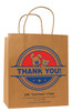 FCHSD49 - Personalized Handled Paper Bag (Multiple Imprint Colors Available) (FCHSD49) kraft