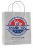 FCHSD49 - Personalized Handled Paper Bag (Multiple Imprint Colors Available) (FCHSD49)white