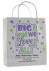 FCHSD51 - Personalized Handled Paper Bag (Multiple Imprint Colors Available) (FCHSD51) White
