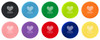 Heart-shaped paw print artwork above "It's for pets!" text with custom veterinary clinic information on a personalized silicone flier.

