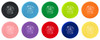 Personalized silicone flier featuring pet-themed doodles including paw prints, bones, fish, toys, bowls, and custom veterinary clinic information.

