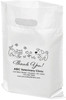 PTS73 - Personalized Plastic Tote Bag - 9 1/2" x 12" (Multiple Bag & Imprint Colors Available)