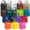 Color options chart for non-woven veterinary tote bags