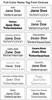 Font Options for Full Color Name tags