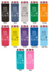 Personalized tall slim can cooler featuring a border of pet faces, paw prints, and pet-themed illustrations below custom veterinary clinic contact information and business details.

