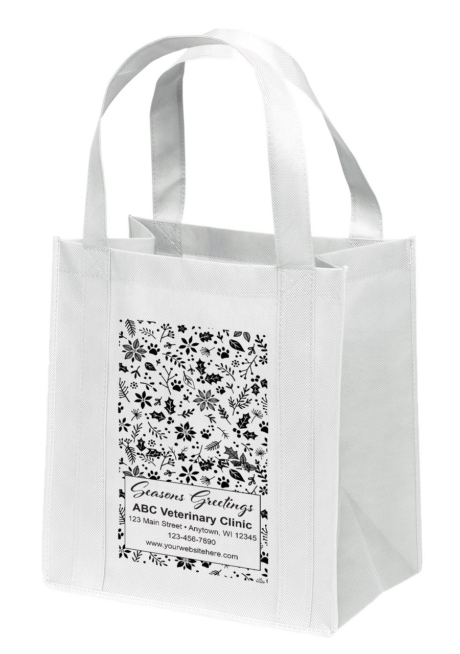 NWL30 - Personalized Non-Woven Tote Bag - 13W x 10 x 15H (Multiple