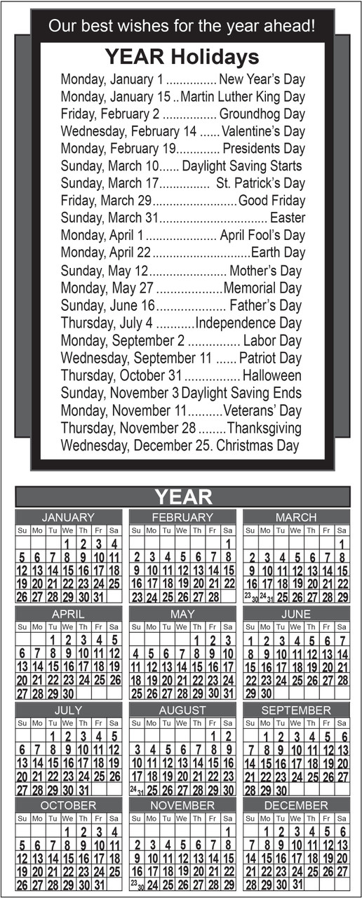 CAL7: Calendar 7