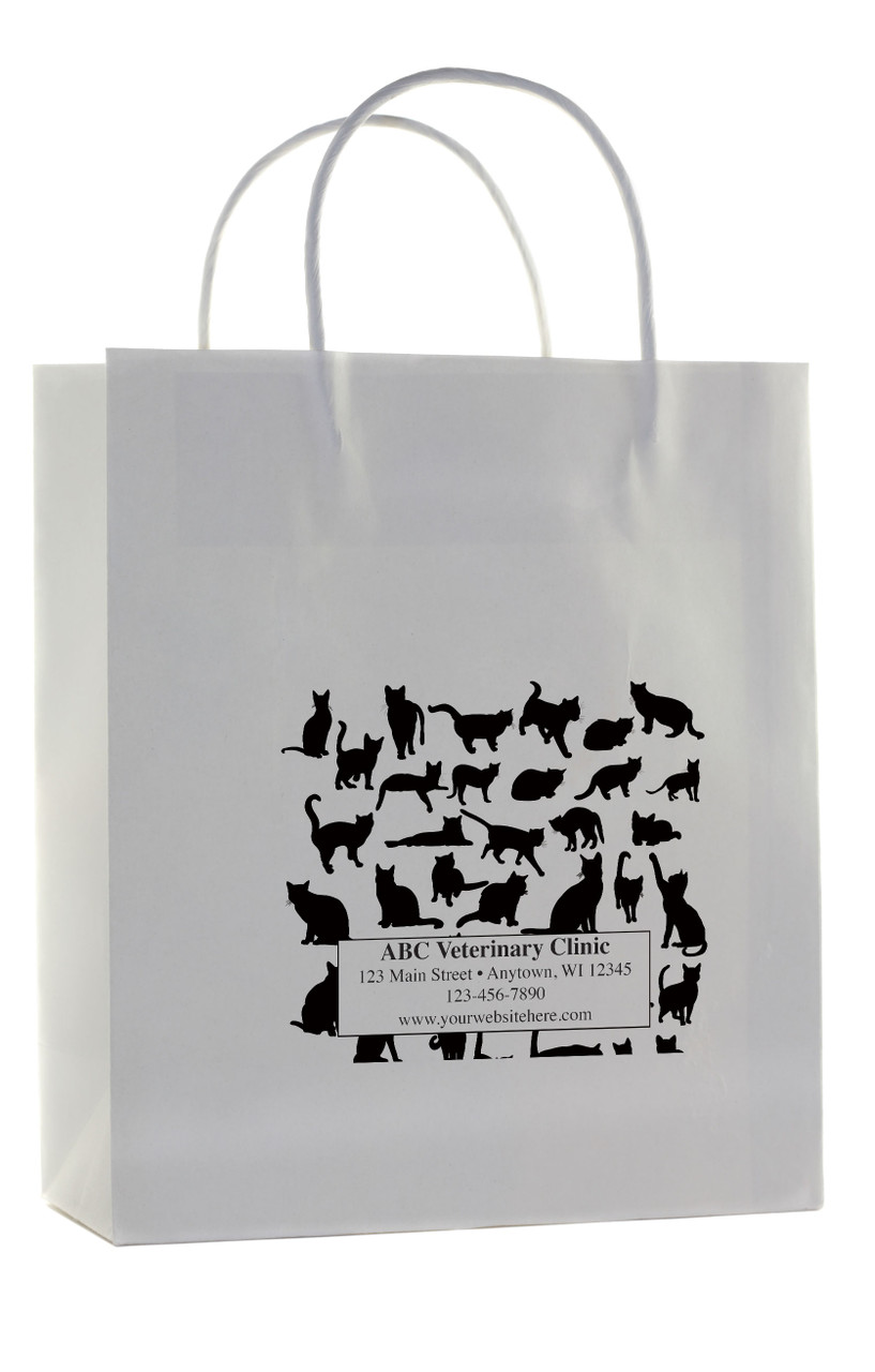 HSD42 - Personalized Handled Paper Bag (Multiple Imprint Colors Available) HSD42 - Personalized Handled Paper Bag (Multiple Imprint Colors Available)