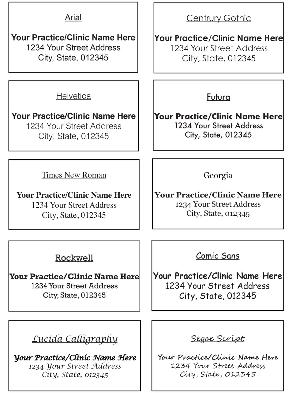 Font Options Font Options