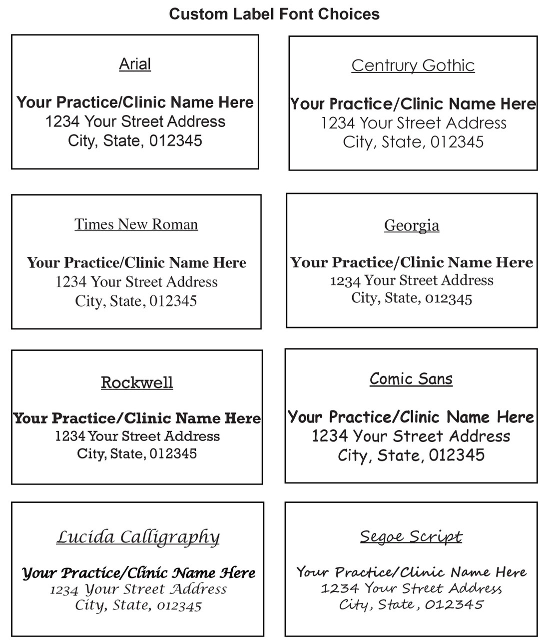 Font Options Font Options