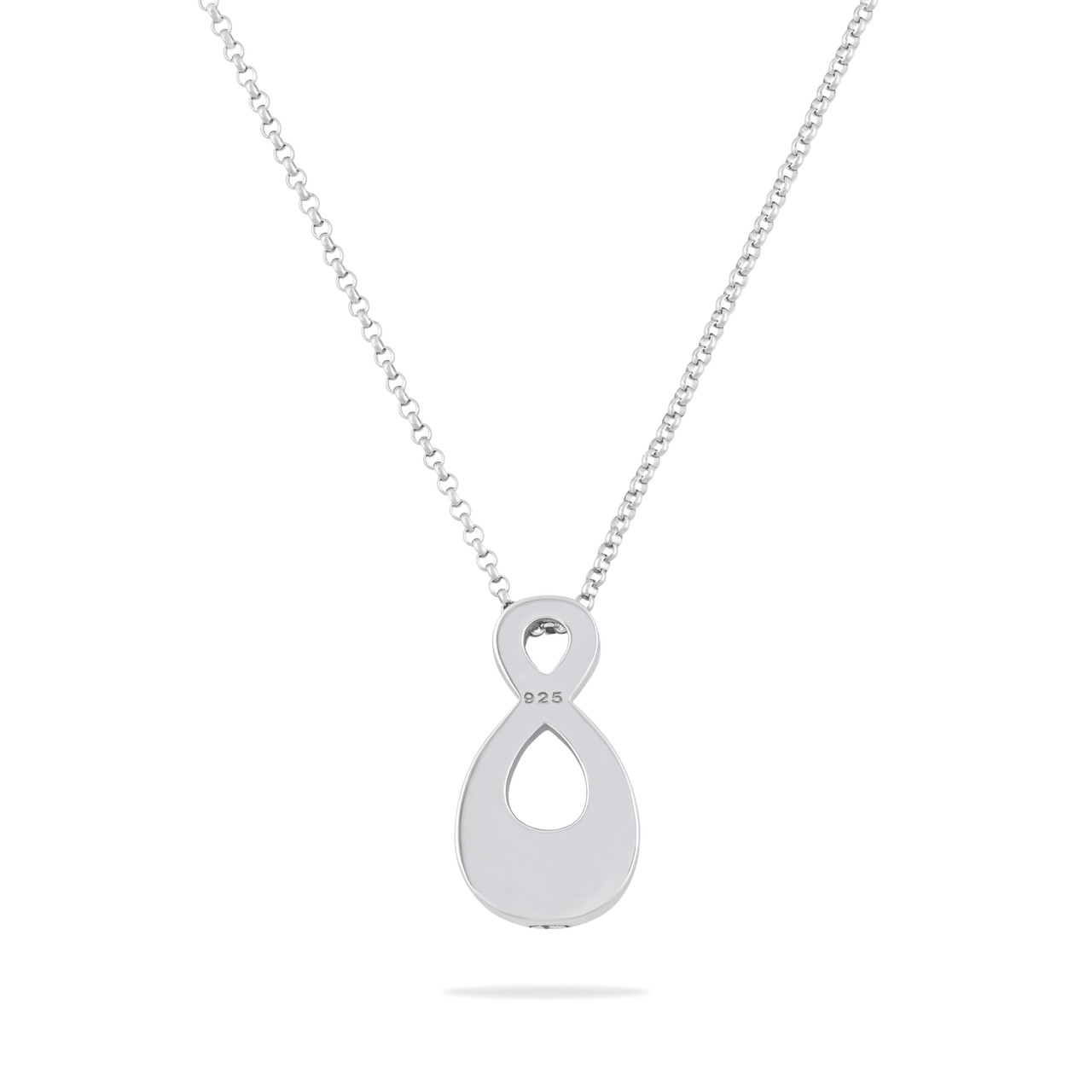 [韓国人気ジュエリー] nff harmless frame necklace-silver Simple Heart Necklace – Felix Z Designs