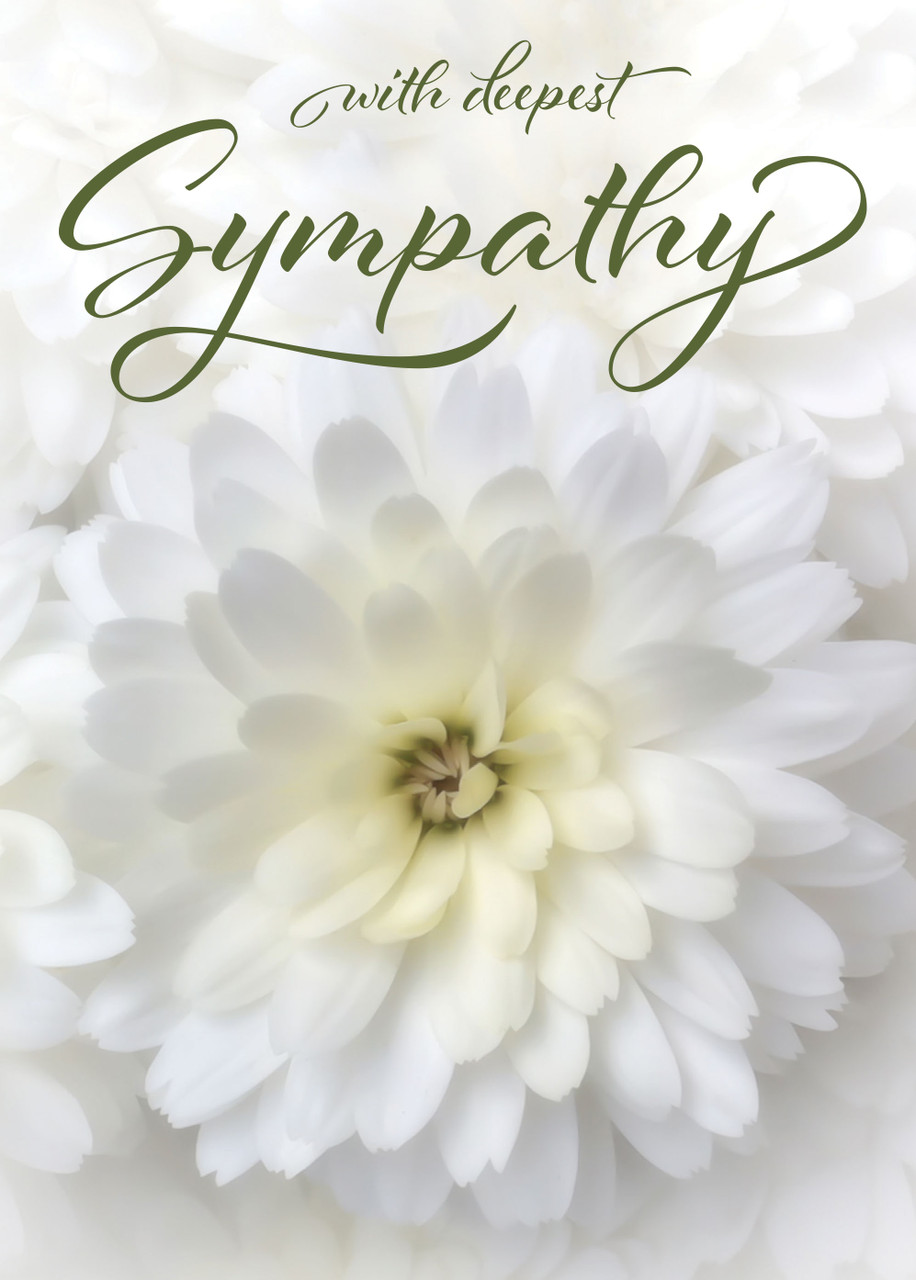 SYMFLOWER9 - Sympathy Card - Positive Impressions