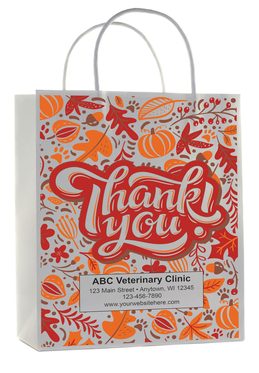 FCHSD24 - Personalized Handled Paper Bag (Multiple Imprint Colors Available) FCHSD24 - Personalized Handled Paper Bag (Multiple Imprint Colors Available)