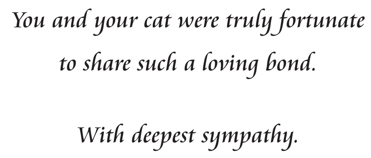 SYMCAT47- Sympathy Card (SYMCAT47) SYMCAT47- Sympathy Card (SYMCAT47)