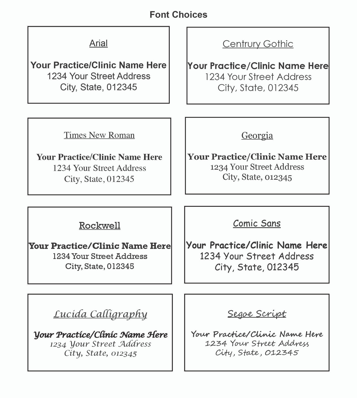 FCAL1: 13 month Full-Size Calendar (FCAL1) fonts