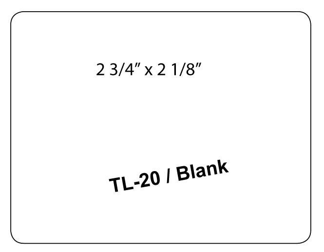 TL-20/M-550 Dymo Pharmacy Labels