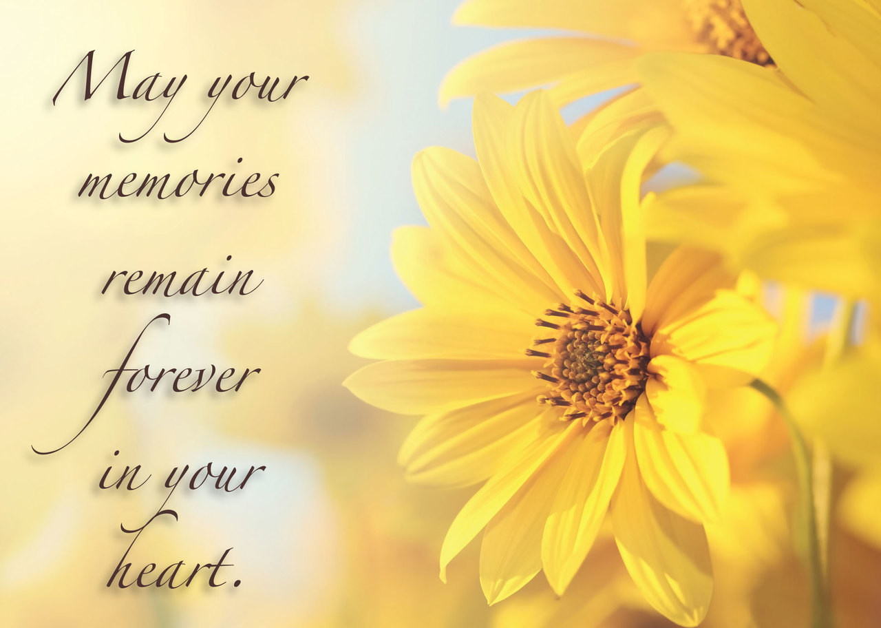 SYMFLOWER6- Sympathy Card - Positive Impressions