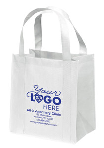 NWSP - Personalized Non-Woven Tote Bag - 12W x 8 x 13H (Multiple Bag & Imprint Colors Available) - Customized products not available for online ordering. Please call 877-761-5933 to place your order. (NWSP)