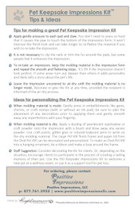 Tips & Ideas for impression kits.